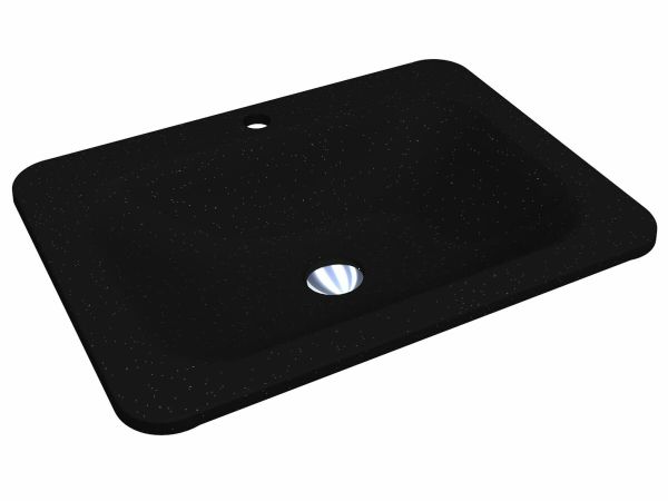 Умывальник CALIFORNIA 620C (BLACK SHINE)