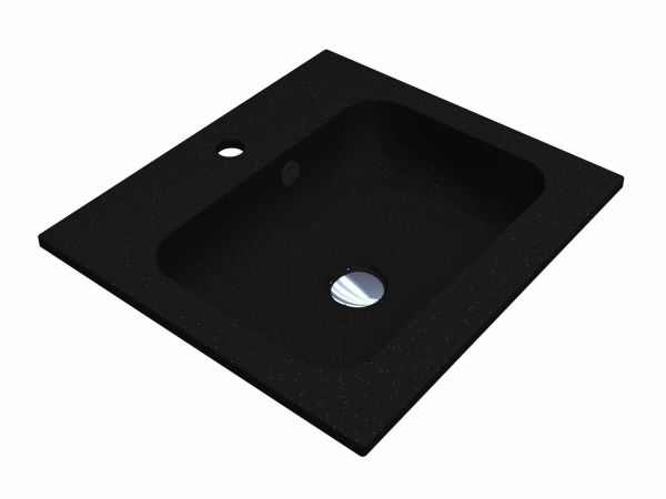 Умывальник DELLA 500 (BLACK SHINE)